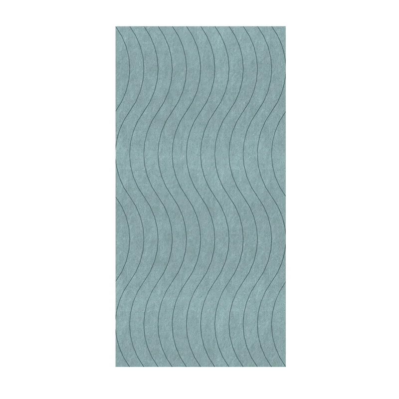 Панел за стена Pet Felt - Wave, цвят R60, 2400 x 1200 mm, дебелина 9 mm, 1 брой