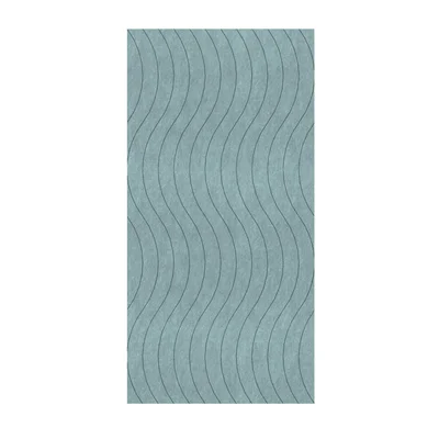 Панел за стена Pet Felt - Wave, цвят R60, 2400 x 1200 mm, дебелина 9 mm, 1 брой
