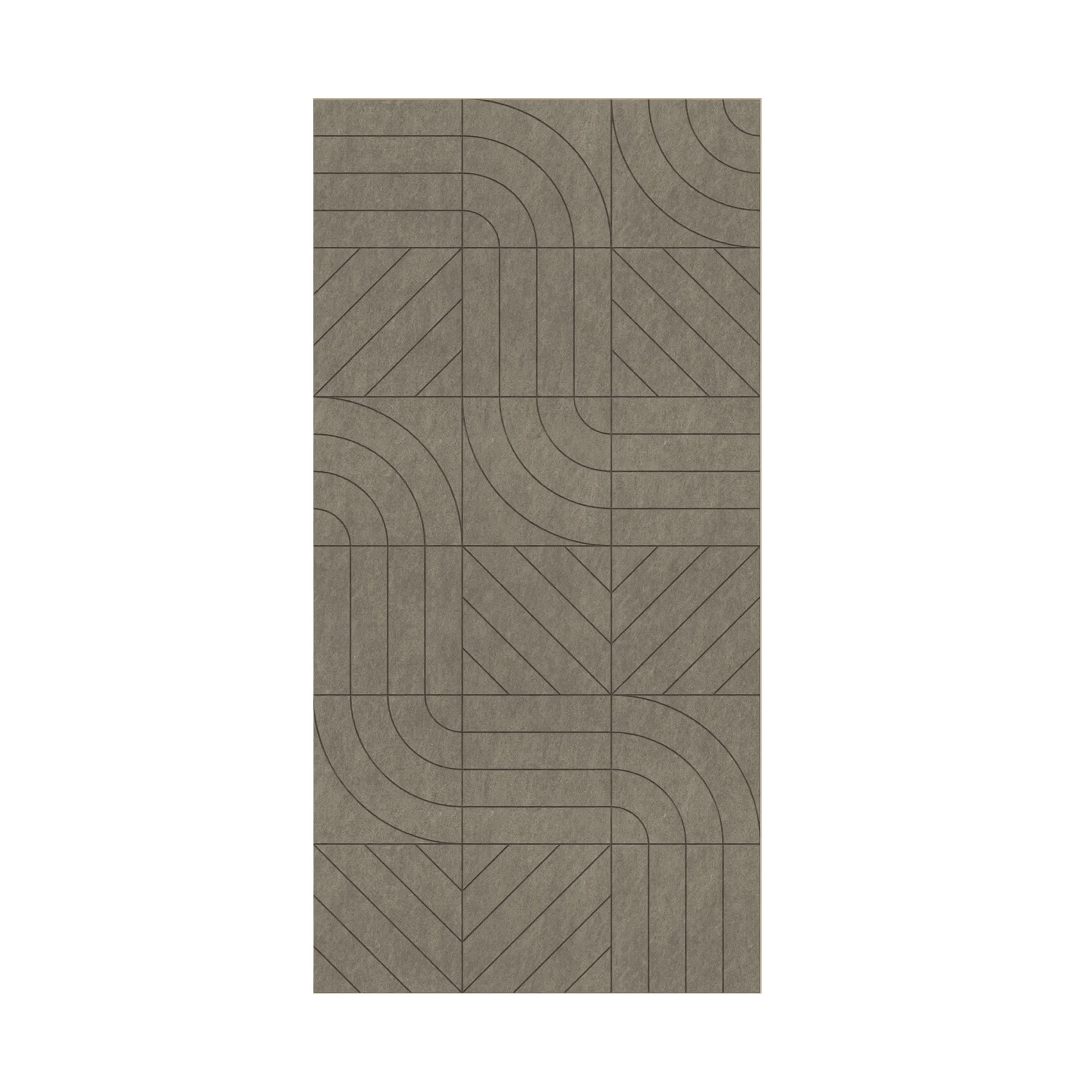 Панел за стена Pet Felt - Direction, цвят R61, 2400 x 1200 mm, дебелина 9 mm, 1 брой