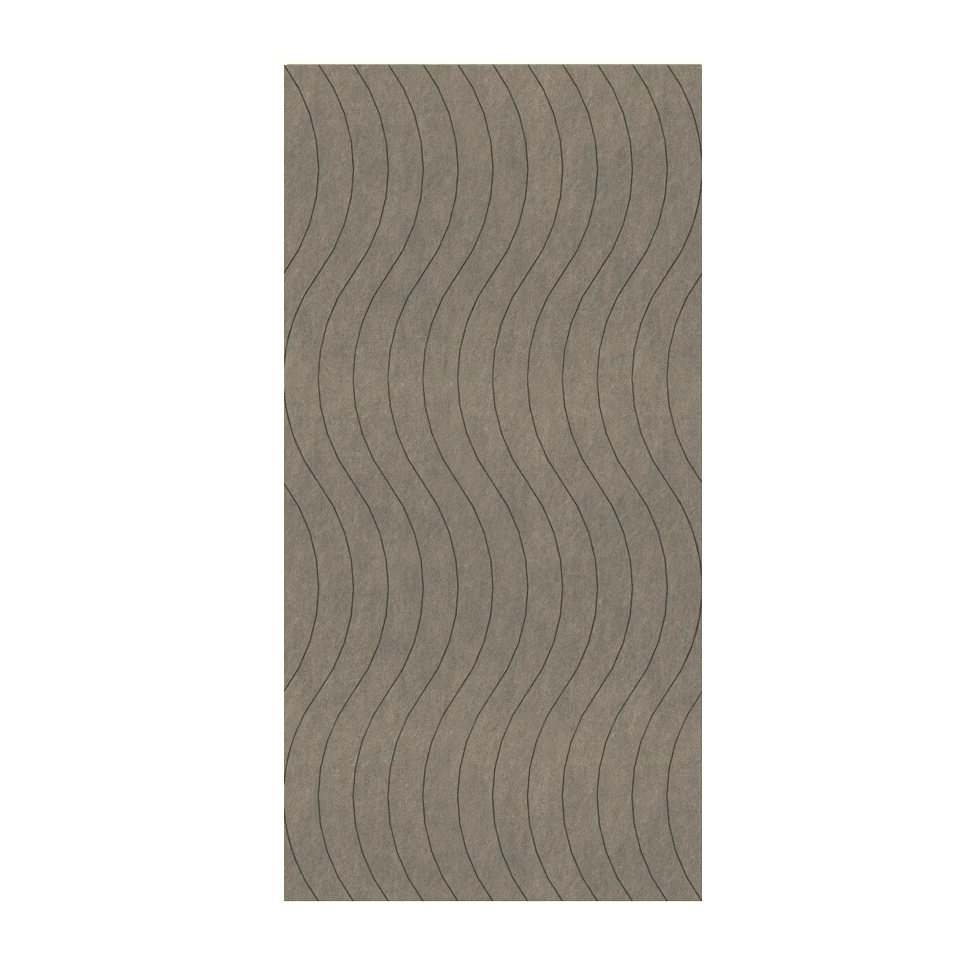 Панел за стена Pet Felt - Wave, цвят R61, 2400 x 1200 mm, дебелина 9 mm, 1 брой