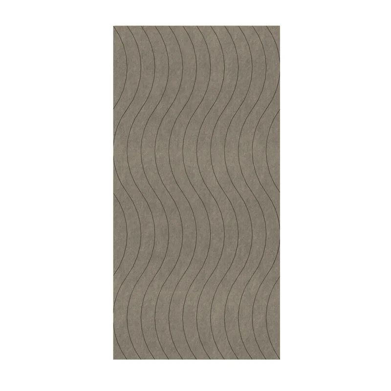 Панел за стена Pet Felt - Wave, цвят R61, 2400 x 1200 mm, дебелина 9 mm, 1 брой
