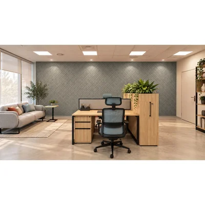 Панел за стена Pet Felt - Plaid, цвят R61, 2400 x 1200 mm, дебелина 9 mm, 1 брой
