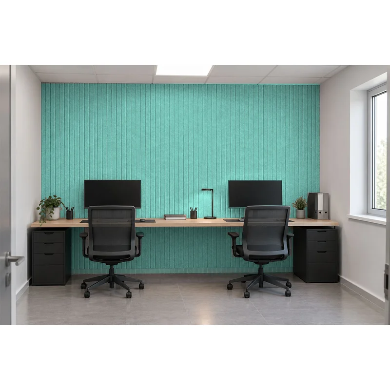Панел за стена Pet Felt - Line, цвят R63, 2400 x 1200 mm, дебелина 9 mm, 1 брой