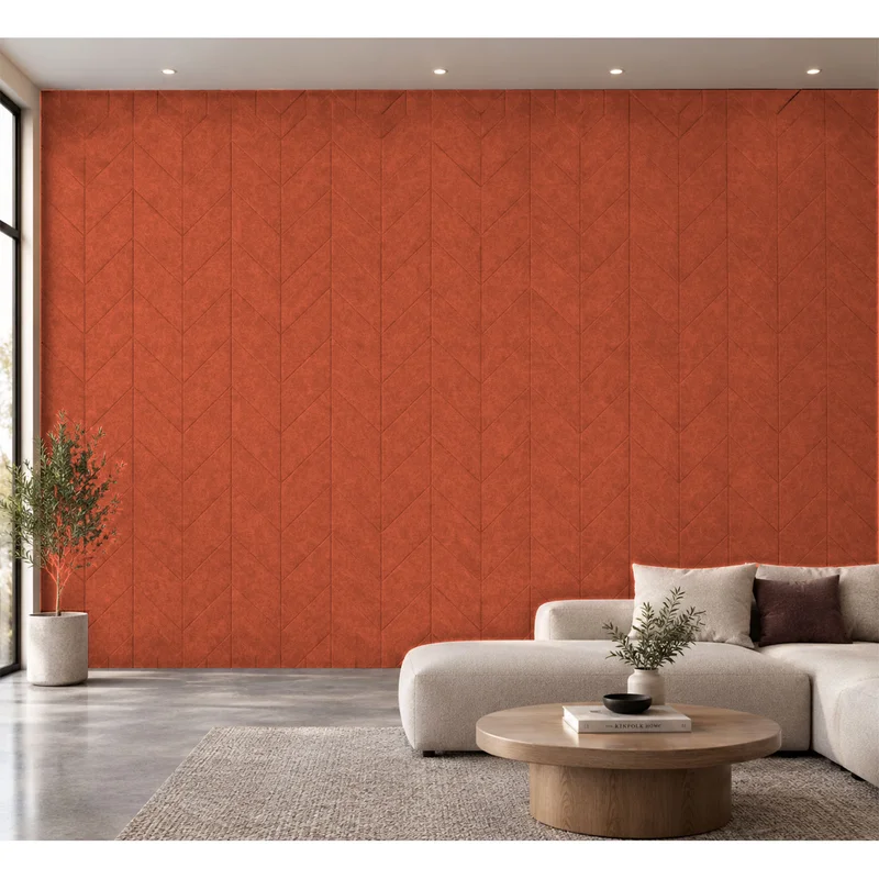Панел за стена Pet Felt - Pine, цвят R64, 2400 x 1200 mm, дебелина 9 mm, 1 брой