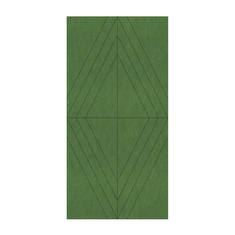 Панел за стена Pet Felt - Rhombus, цвят R65, 2400 x 1200 mm, дебелина 9 mm, 1 брой