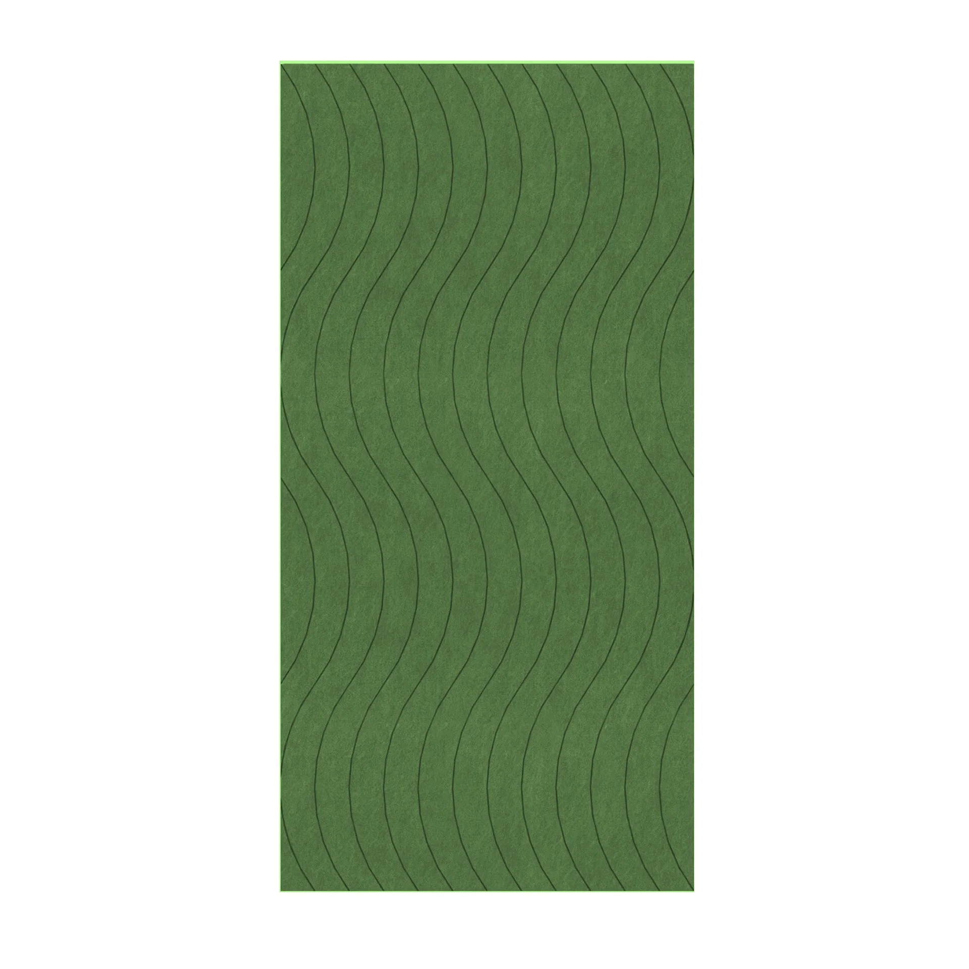 Панел за стена Pet Felt - Wave, цвят R65, 2400 x 1200 mm, дебелина 9 mm, 1 брой