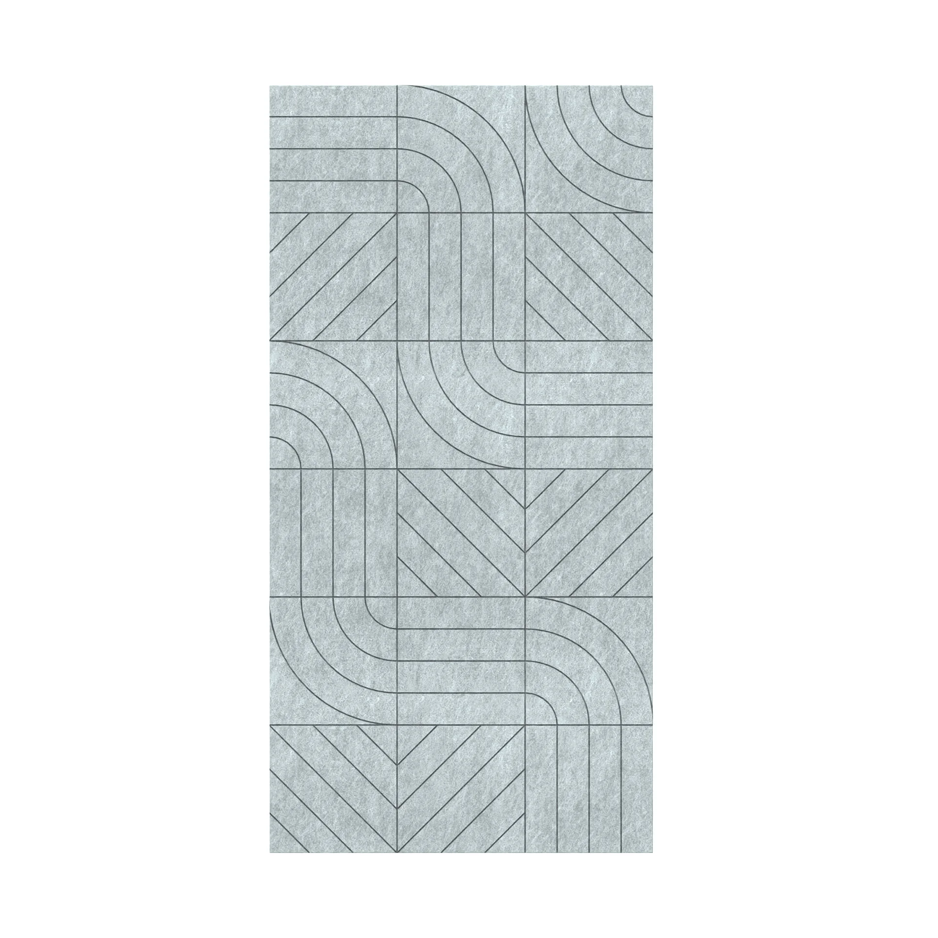 Панел за стена Pet Felt - Direction, цвят R66, 2400 x 1200 mm, дебелина 9 mm, 1 брой