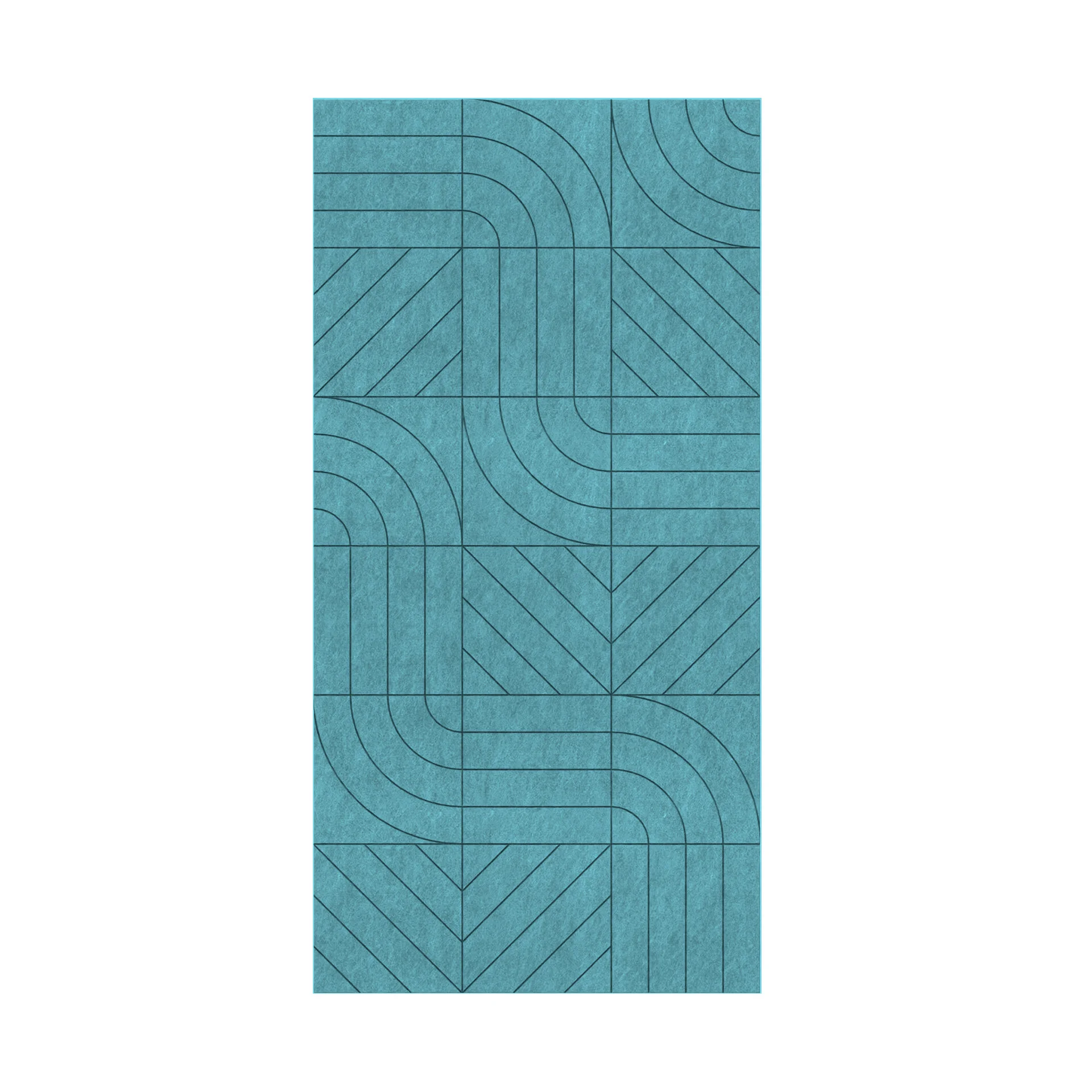 Панел за стена Pet Felt - Direction, цвят R67, 2400 x 1200 mm, дебелина 9 mm, 1 брой