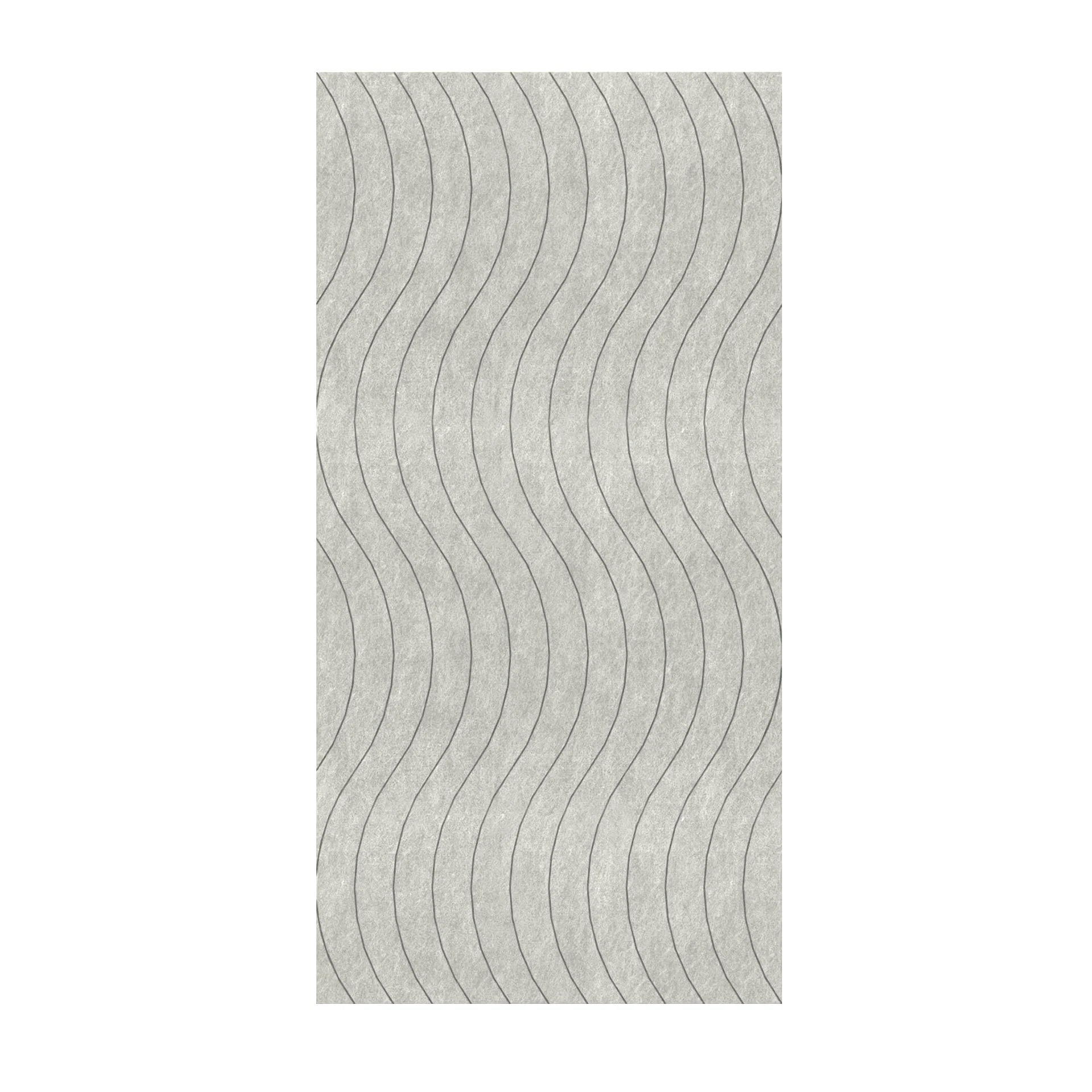 Панел за стена Pet Felt - Wave, цвят R68, 2400 x 1200 mm, дебелина 9 mm, 1 брой