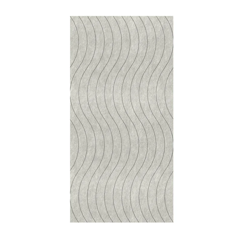Панел за стена Pet Felt - Wave, цвят R68, 2400 x 1200 mm, дебелина 9 mm, 1 брой