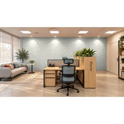 Панел за стена Pet Felt - Plaid, цвят R68, 2400 x 1200 mm, дебелина 9 mm, 1 брой