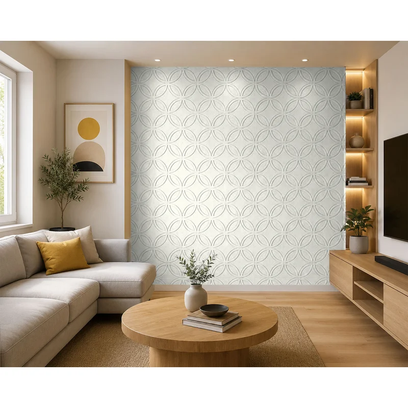 Панел за стена Pet Felt - Rounds, цвят R69, 2400 x 1200 mm, дебелина 9 mm, 1 брой