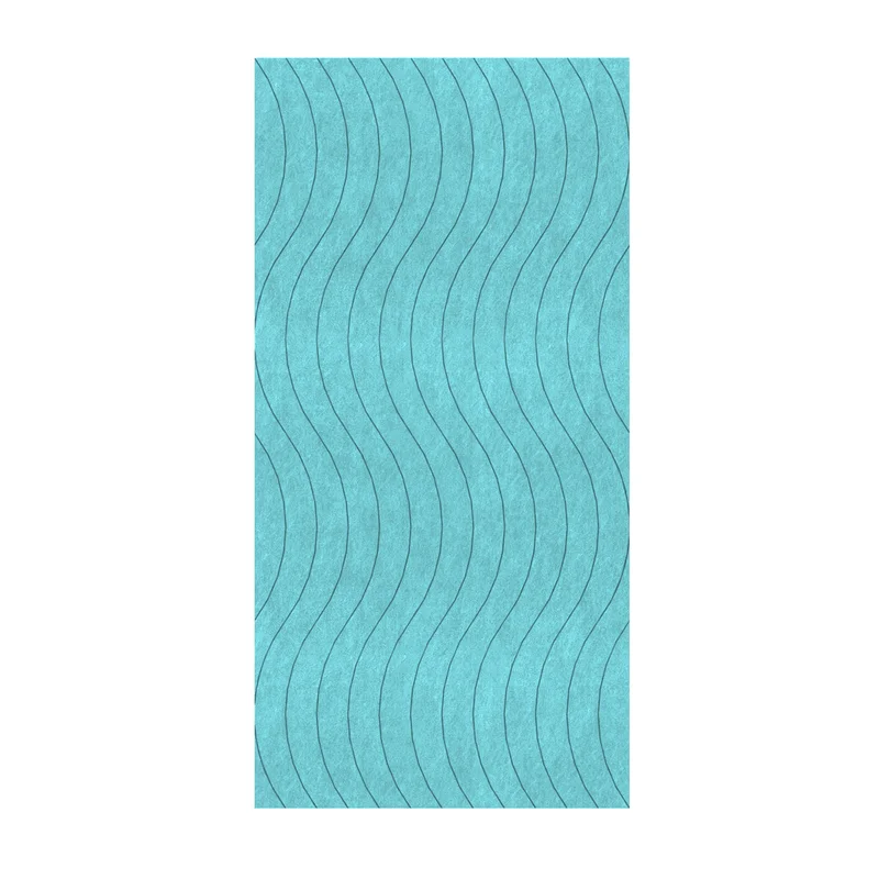 Панел за стена Pet Felt - Wave, цвят R70, 2400 x 1200 mm, дебелина 9 mm, 1 брой