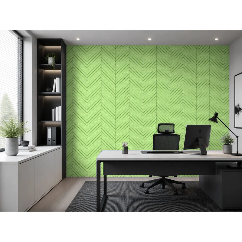 Панел за стена Pet Felt - Fish Bone, цвят R71, 2400 x 1200 mm, дебелина 9 mm, 1 брой