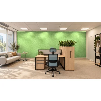 Панел за стена Pet Felt - Squares, цвят R71, 2400 x 1200 mm, дебелина 9 mm, 1 брой