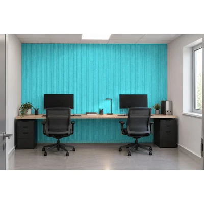 Панел за стена Pet Felt - Line, цвят R72, 2400 x 1200 mm, дебелина 9 mm, 1 брой
