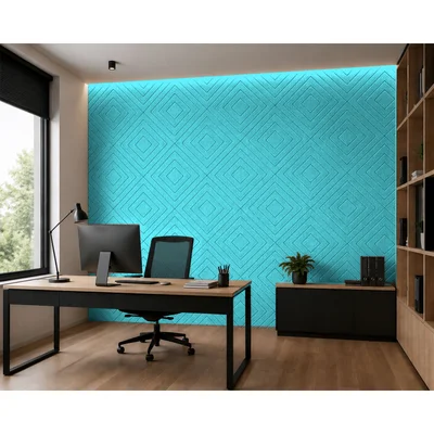 Панел за стена Pet Felt - Illusion, цвят R72, 2400 x 1200 mm, дебелина 9 mm, 1 брой
