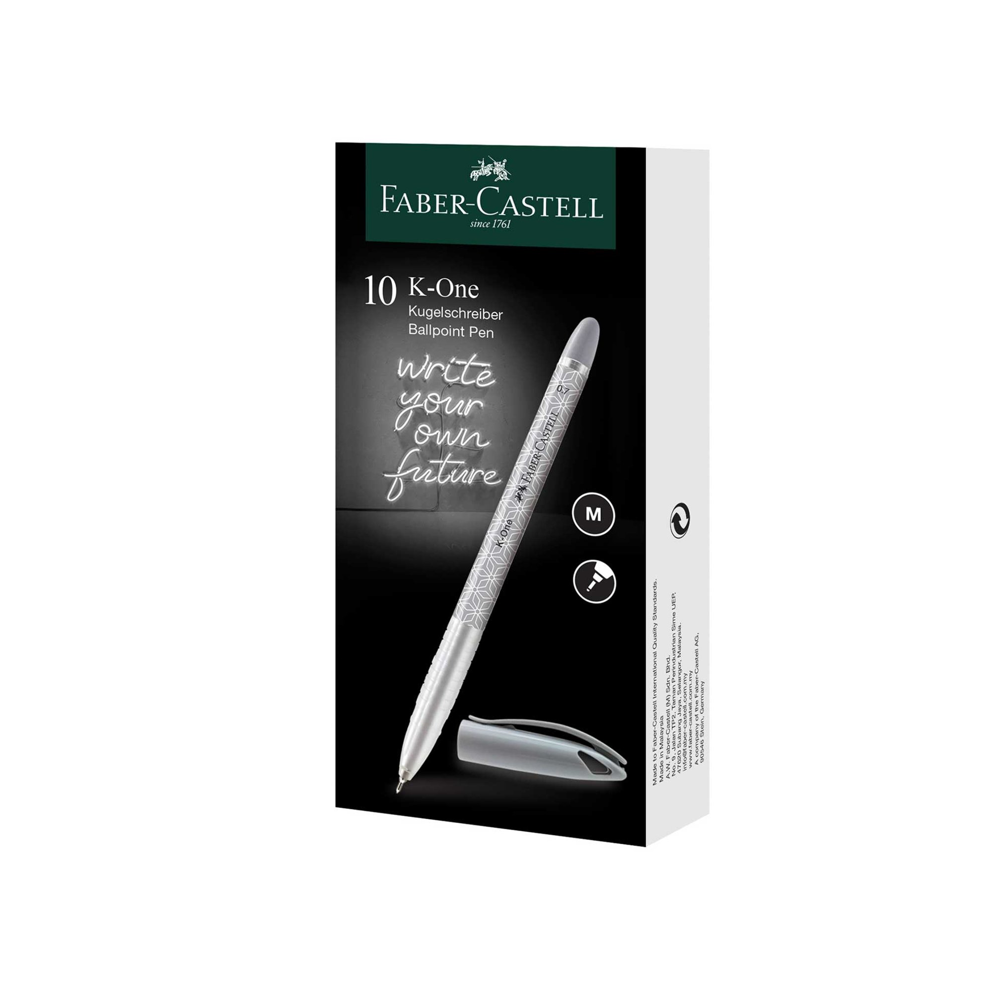 Faber-Castell Химикалка K-One, 0.7 mm, черна