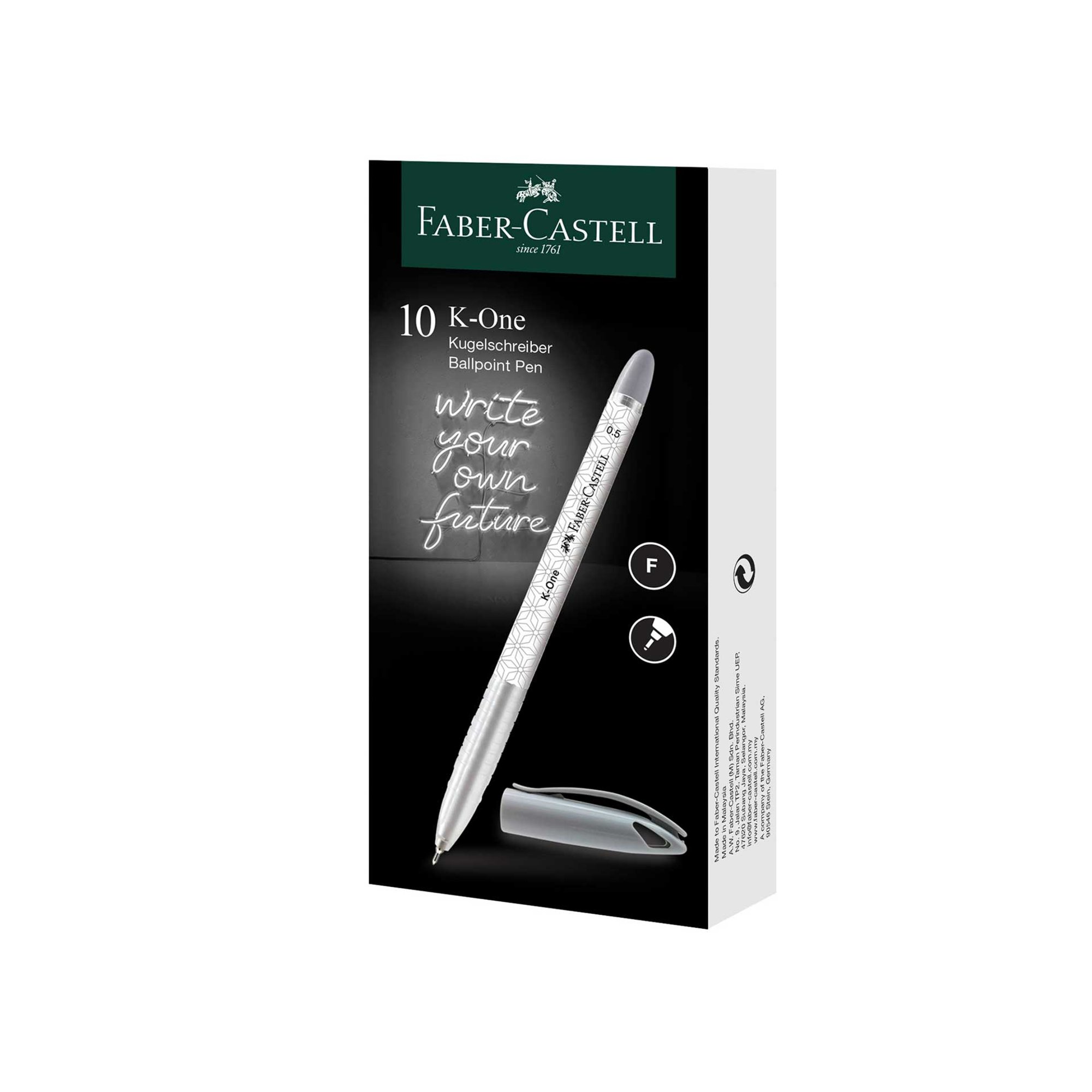 Faber-Castell Химикалка K-One, 0.5 mm, черна