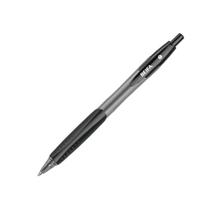 Beifa Гел химикалка GP826-01B7, 0.7 mm, черна, 12 броя
