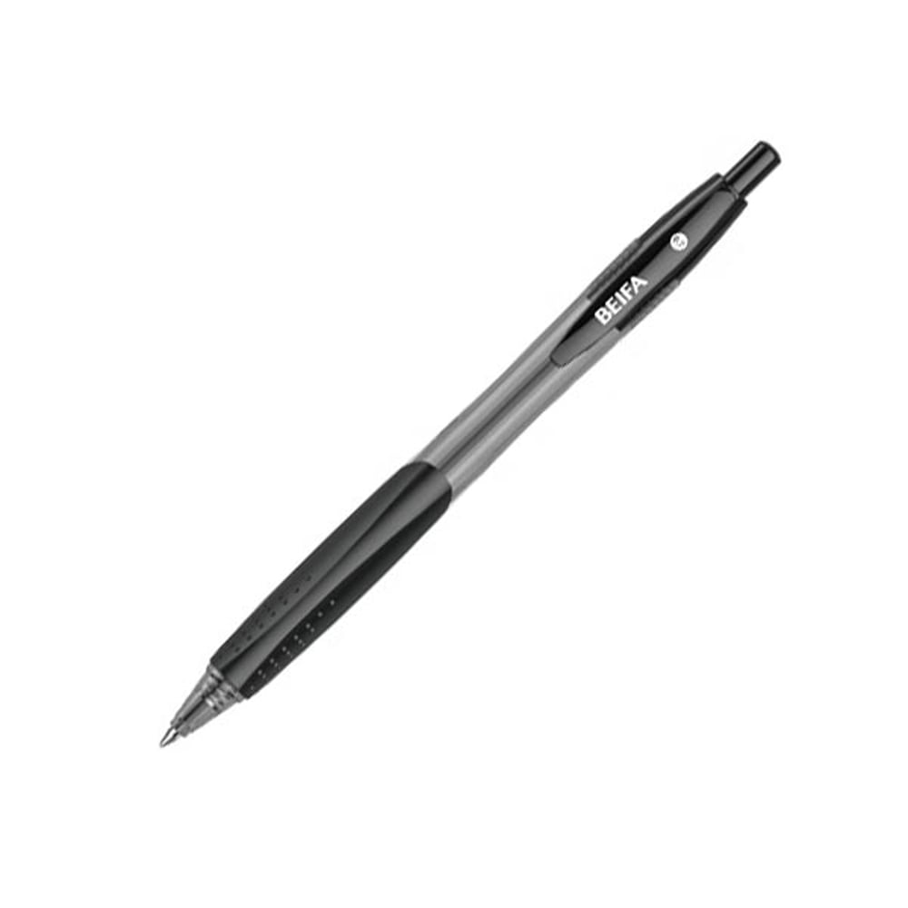 Beifa Гел химикалка GP826-01B7, 0.7 mm, черна, 12 броя