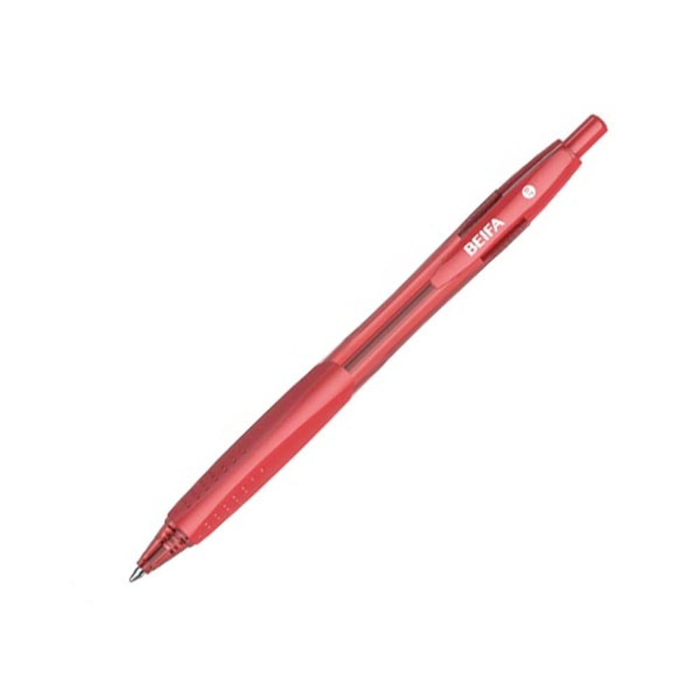 Beifa Гел химикалка GP826-03B7, 0.7 mm, червена, 12 броя
