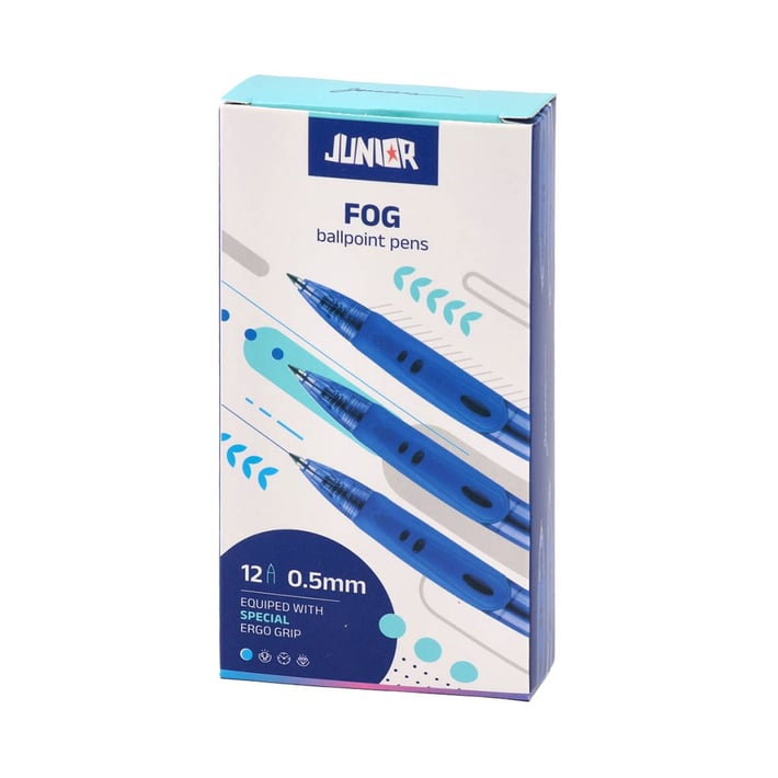 Химикалка Junior Fog, автоматична, 0.5 mm, синя