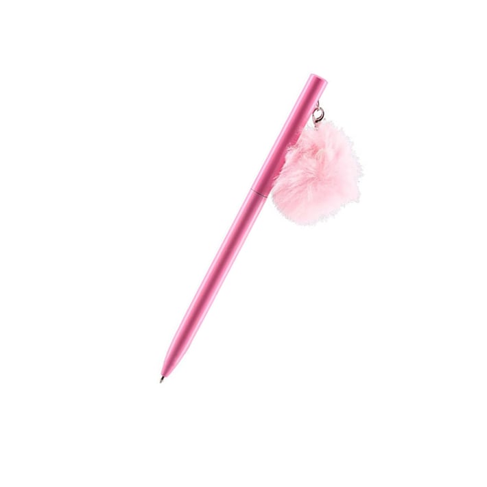 Химикалка Sazio Elegant, помпони, 1.0 mm, асорти