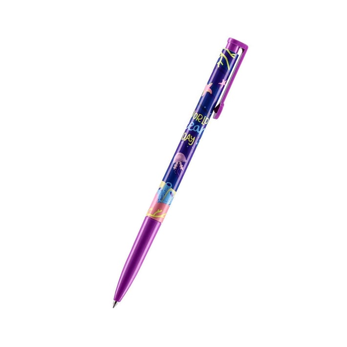 Химикалка Sazio Oceans, автоматична, океан, 0.7 mm, асорти