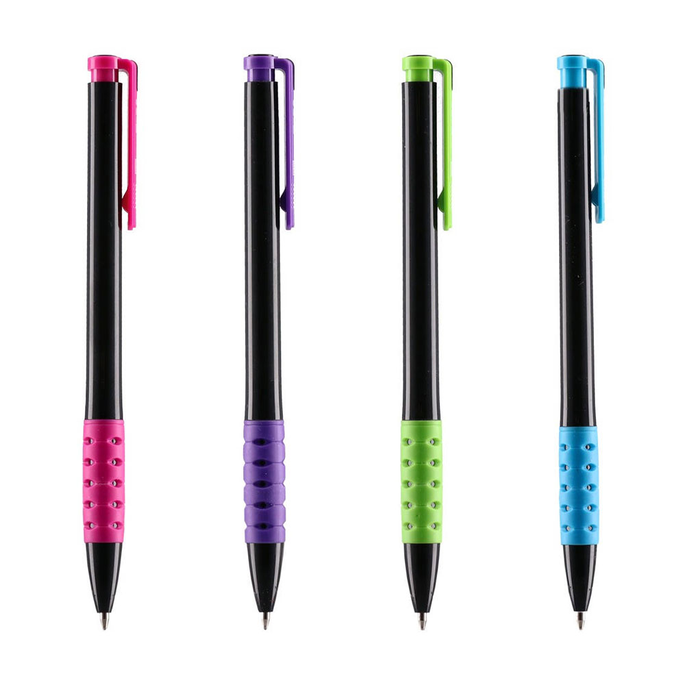 Химикалка Sazio Zero, автоматична, 0.7 mm, асорти, 1 брой