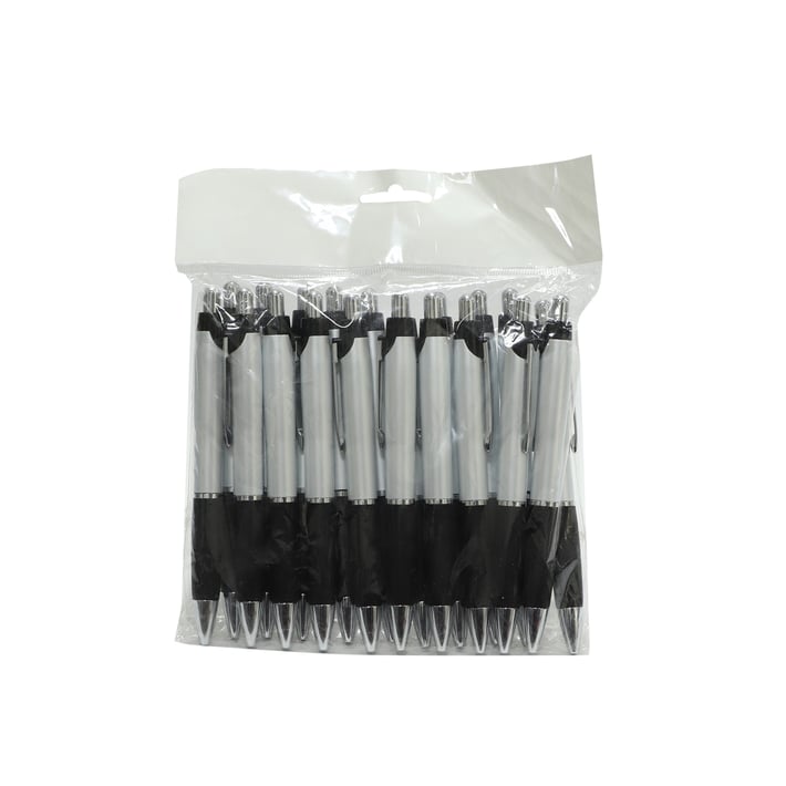 Химикалка BR 214, сребриста, 20 броя