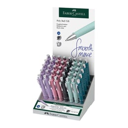 Faber-Castell Химикалка Poly Ball XB, автоматична, 40 броя в дисплей