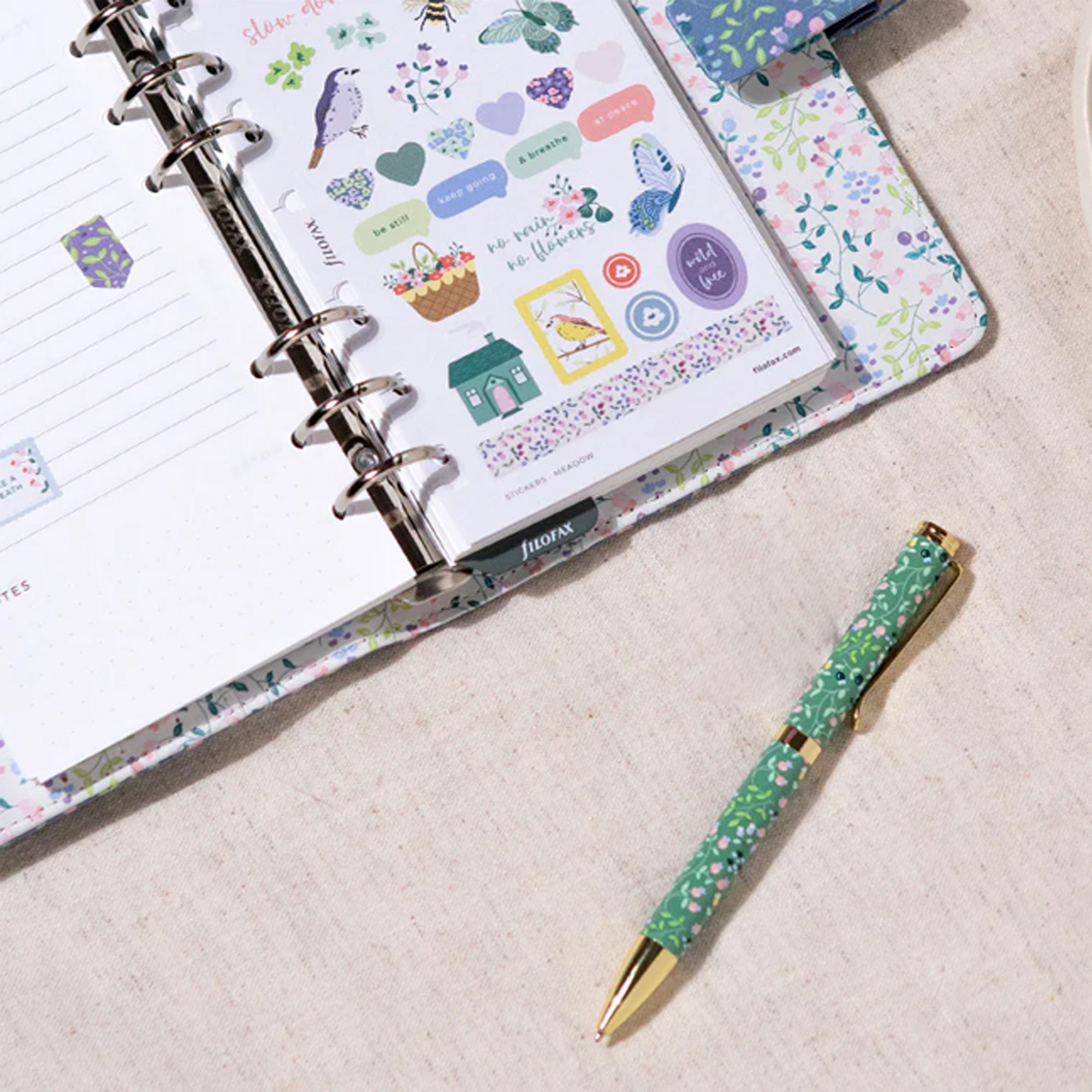 Filofax Химикалка Meadow, бледозелена