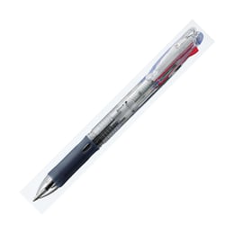 Zebra Химикалка Clip On Sim 4C, 0.7 mm, 4 цвята на писане, прозрачна