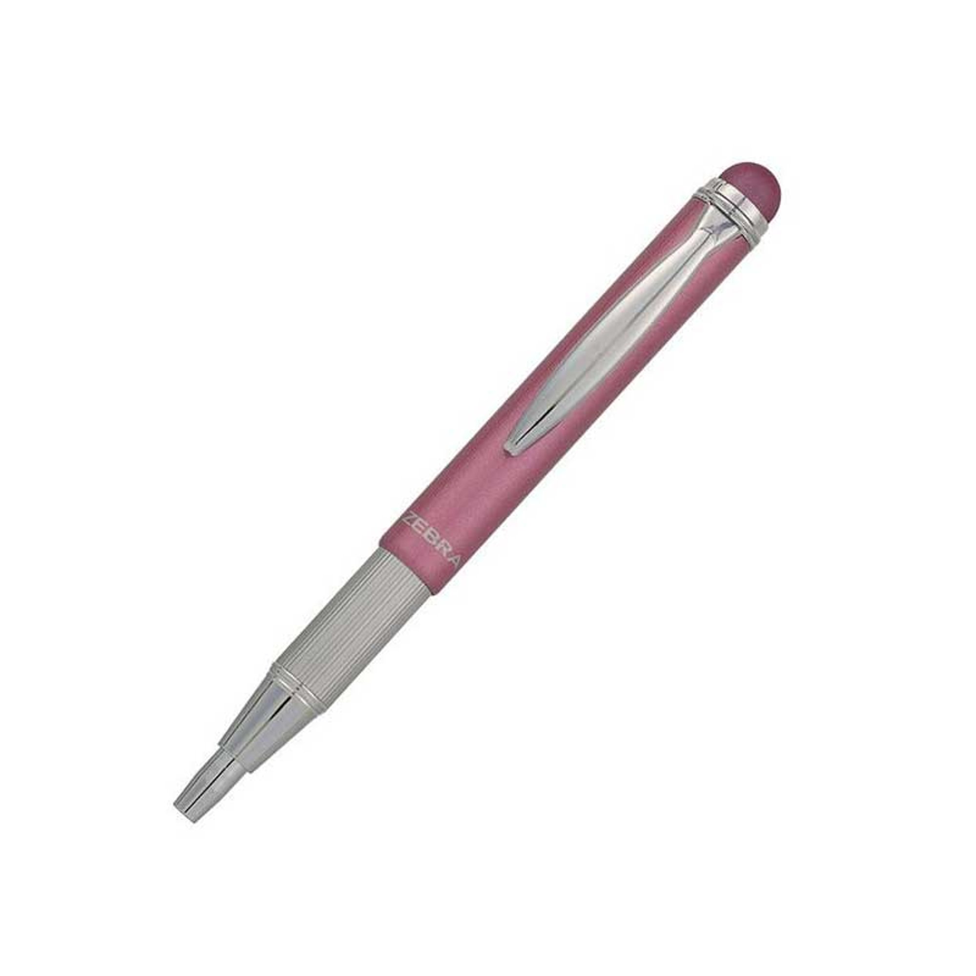 Zebra Химикалка Telescopic Stylus, в кутия, розова