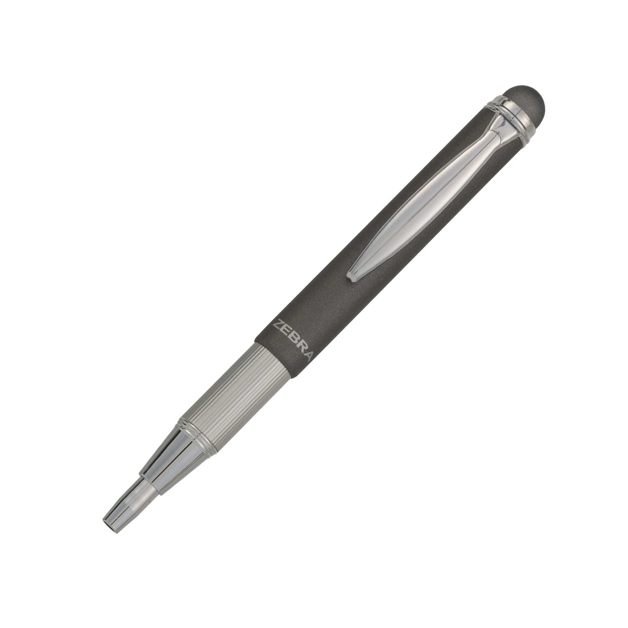 Zebra Химикалка Telescopic Stylus, в кутия, сива