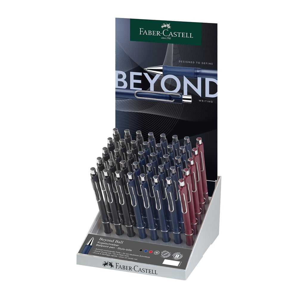 Faber-Castell Химикалка Beyond, асорти, 40 броя в дисплей