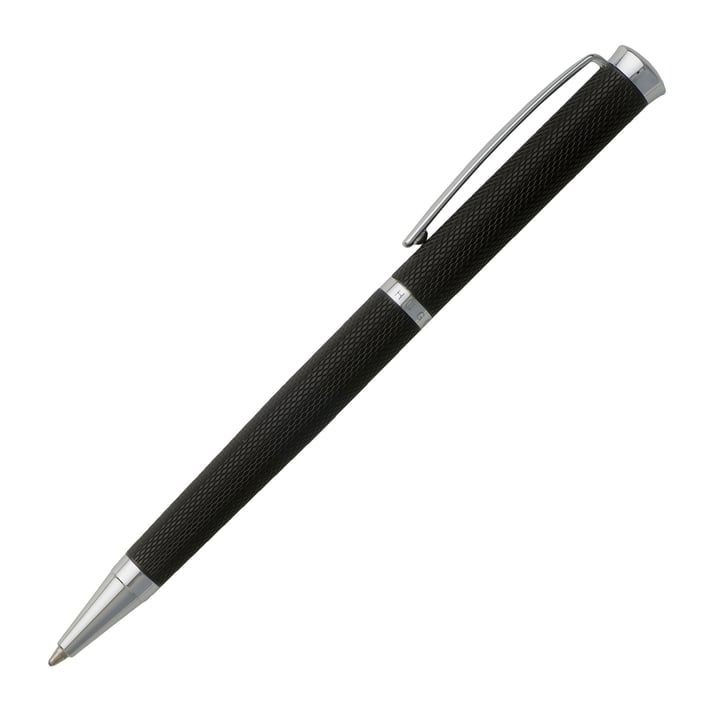 Hugo Boss Химикалка Sophisticated, в кутия, черна