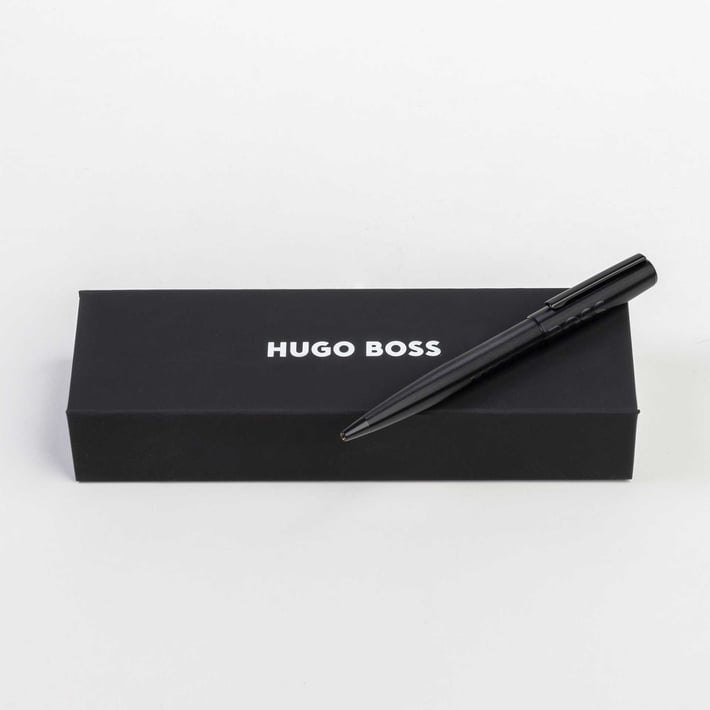 Hugo Boss Химикалка Label, черна