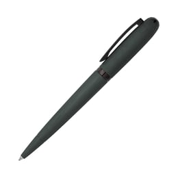 Hugo Boss Химикалка Contour Brushed, в кутия, тъмнозелена