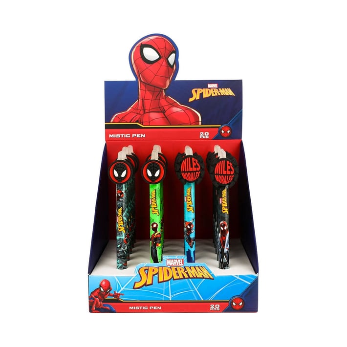 Химикалка Best Buy Mistic, изтриваема, Спайдърмен, 0.5 mm, асорти