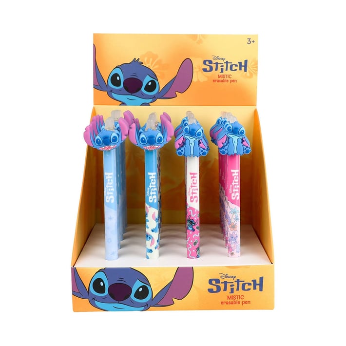 Химикалка Best Buy Mistic, изтриваема, Стич, 0.5 mm, асорти