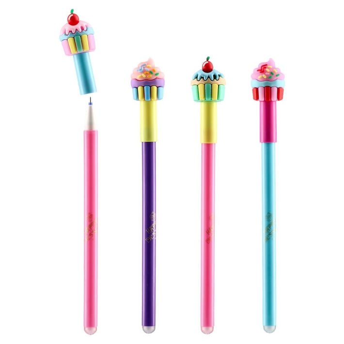 Химикалка Sazio Mistic, мъфини, изтриваема, 0.5 mm, асорти, 1 брой