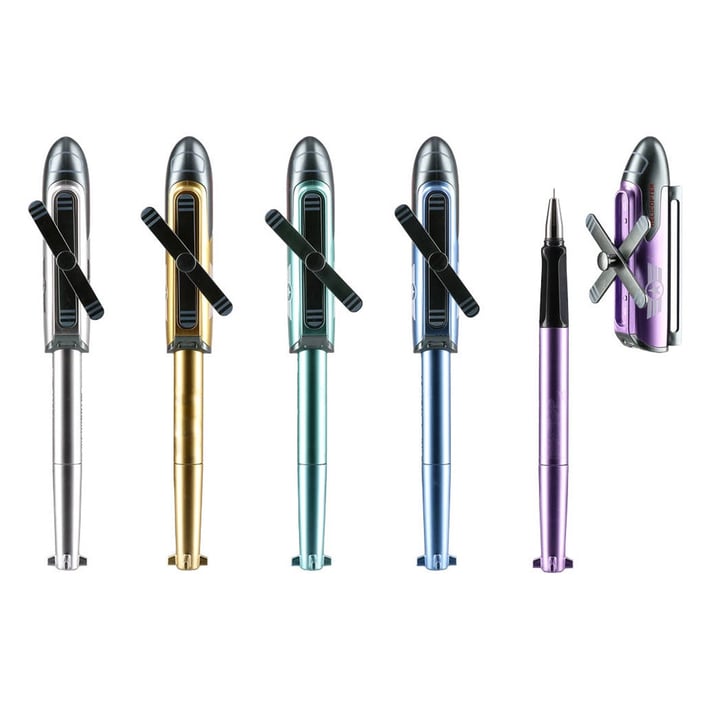 Химикалка Statovac Chick, хеликоптер, с капачка, асорти