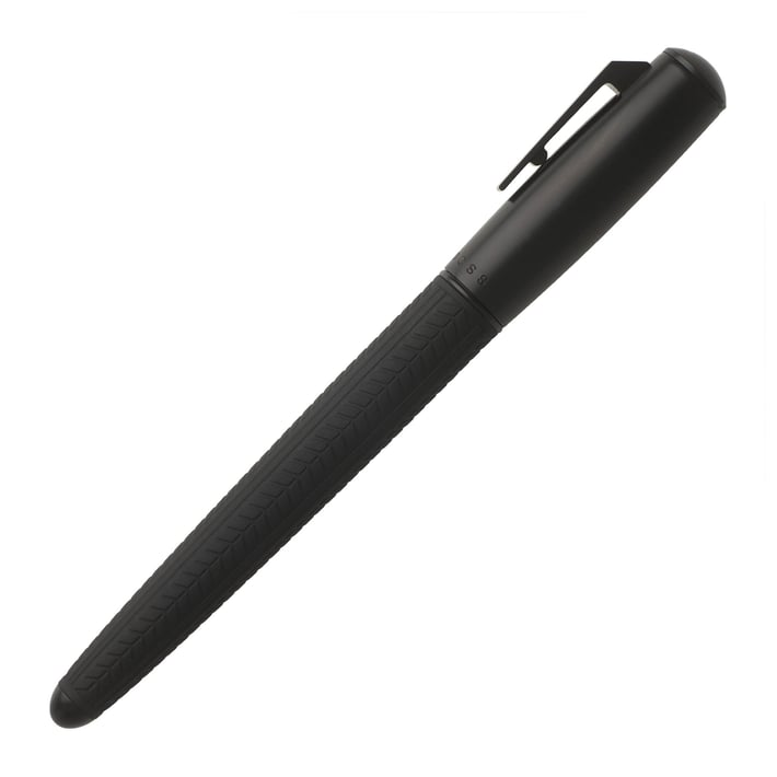 Hugo Boss Писалка Pure Tire, в кутия, черна