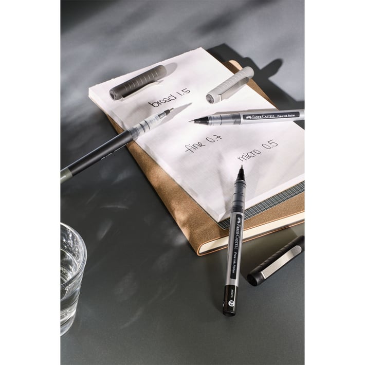 Faber-Castell Ролер Free Ink, 1.5 mm, черен