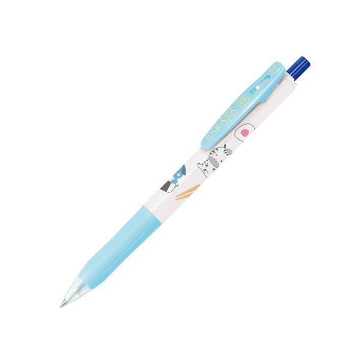 Zebra Гел ролер Sarasa Clip Kawaii, 0.7 mm, 5 броя, 4 цвята