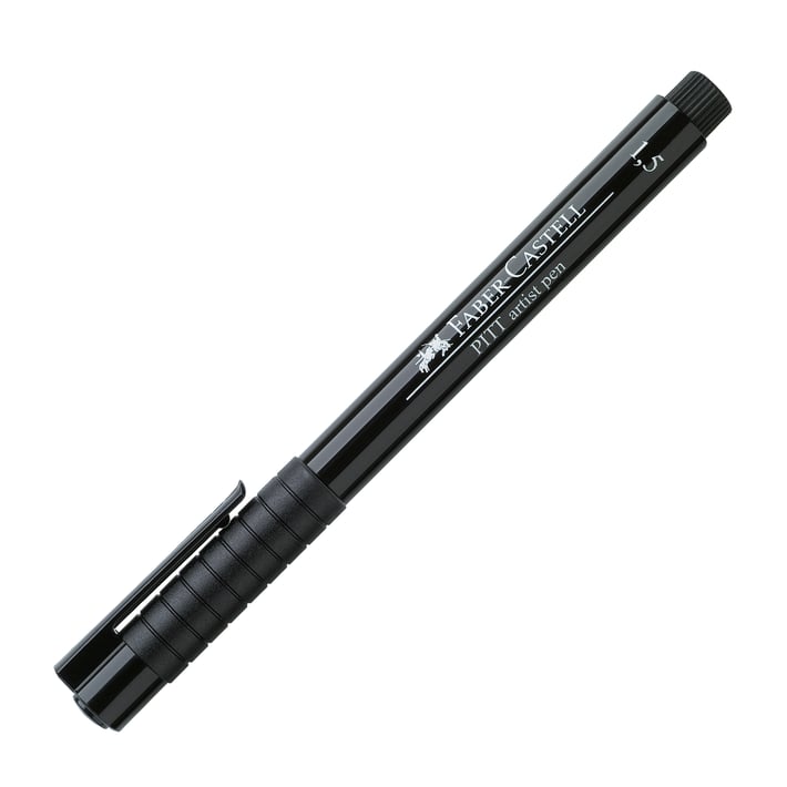 Faber-Castell Маркер Pitt Artist Pen, 1.5 mm, черен