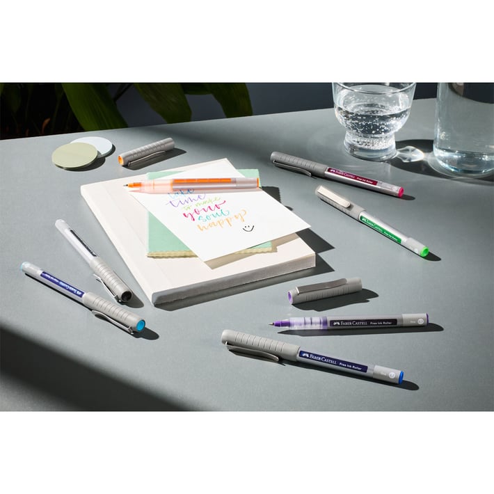 Faber-Castell Ролер Free Ink, 0.7 mm, светлозелен