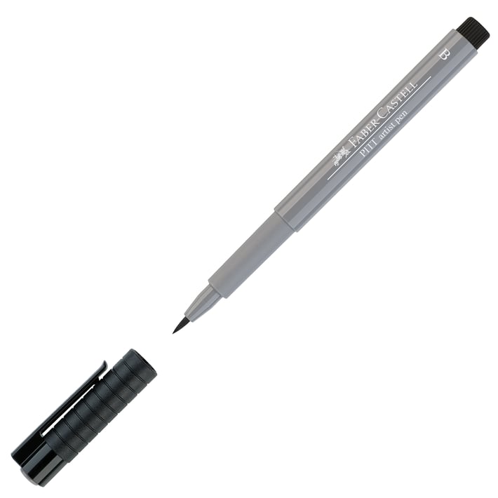 Faber-Castell Маркер-четка Pitt Artist Pen, B, № 232, студеносив III